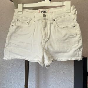 PINK High Rise Short Shorts